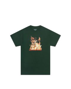 T-SHIRT MANICHE CORTE HOCKEY TEMPERATURES TEE DARK GREEN