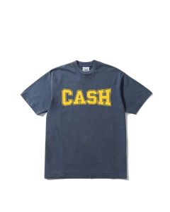 T-SHIRT MANICHE CORTE CASH ONLY CAMPUS TEE WASHED NAVY