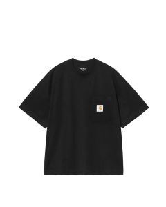 T-SHIRT MANICHE CORTE CARHARTT WIP S/S WORK POCKET T-SHIRT BLACK