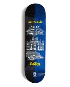TAVOLA SKATE CHOCOLATE INTER FC FERNANDEZ VITETTA DECK 8.25 UNICO U