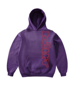 FELPA CAPPUCCIO BUTTER GOODS WARPED PULLOVER HOOD PURPLE