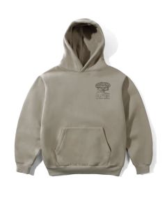 FELPA CAPPUCCIO BUTTER GOODS TERRAIN PULLOVER HOOD STONE