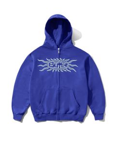 FELPA CAPPUCCIO BUTTER GOODS SOLAR ZIP-THRU HOOD ROYAL