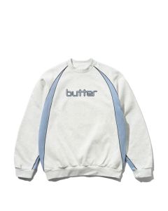 FELPA GIROCOLLO BUTTER GOODS MATCH CREWNECK ASH