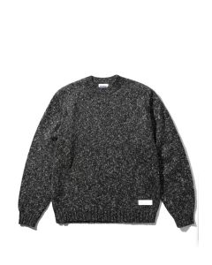 MAGLIONE BUTTER GOODS SPECKLE KNIT SWEATER CHARCOAL
