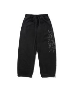 PANTALONI BUTTER GOODS SOLAR TRACK PANTS BLACK
