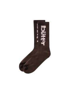 CALZE BUTTER GOODS WARPED SOCKS BROWN U