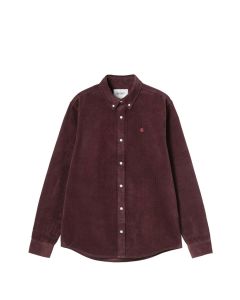 CAMICIA MANICHE LUNGHE CARHARTT WIP L/S MADISON CORD SHIRT AMARONE
