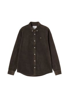 CAMICIA MANICHE LUNGHE CARHARTT WIP L/S MADISON CORD SHIRT TOBACCO