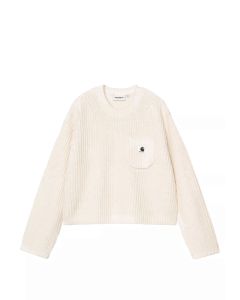 MAGLIONE CARHARTT WIP W' MIRA SWEATER NATURAL