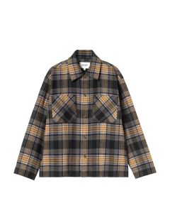 CAMICIA MANICHE LUNGHE CARHARTT WIP L/S PARSON SHIRT PARSON CHECK WIP DUSTY H BROWN