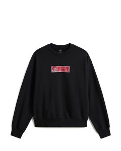 FELPA GIROCOLLO VANS SICKEST 66 CREW BLACK