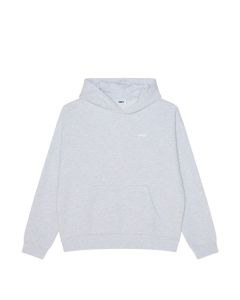 FELPA CAPPUCCIO OBEY INTERCONTINENTAL EXTRA HEAVY HOOD FLEECE ASH GREY