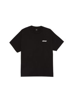 T-SHIRT MANICHE CORTE OBEY OBEY VHS TEE BLACK