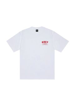 T-SHIRT MANICHE CORTE OBEY OBEY NEWSTAND TEE WHITE