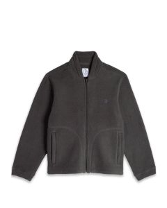 GIACCA POLAR SKATE CO. ROMAN FLEECE JACKET DIRTY BLACK