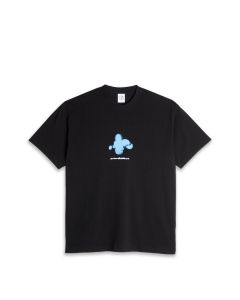 T-SHIRT MANICHE CORTE POLAR SKATE CO. TEE | FIGHTING MYSELF BLACK