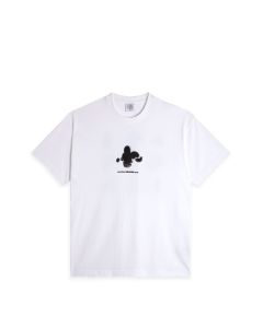 T-SHIRT MANICHE CORTE POLAR SKATE CO. TEE | FIGHTING MYSELF WHITE