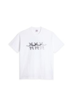T-SHIRT MANICHE CORTE POLAR SKATE CO. TEE | DIFFERENT IN THE END WHITE