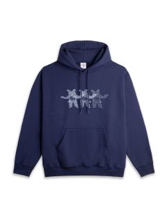 FELPA CAPPUCCIO POLAR SKATE CO. DAVE HOODIE | DIFFERENT IN THE END RICH NAVY