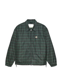 GIACCA NEW AMSTERDAM COACH JACKET GREEN CHECK
