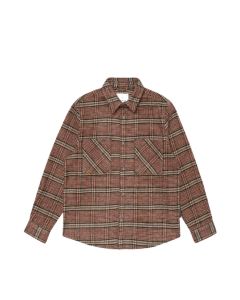 CAMICIA MANICHE LUNGHE EDWIN JULIUS SHIRT LS BURGUNDY BLUE