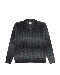 MAGLIONE OBEY OBEY ANTON GRADIENT CARDIGAN CHARCOAL MULTI