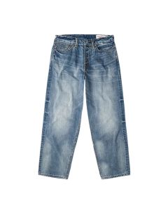 JEANS EVISU ECRU DAICOCK PRINTED JEANS WHITE MID TONE INDIGO