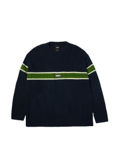 FELPA GIROCOLLO HUF WINNFIELD CREWNECK SWEATER NAVY