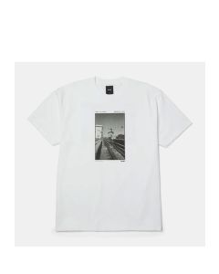 T-SHIRT MANICHE CORTE HUF TAKING THE LEAP SS TEE WHITE