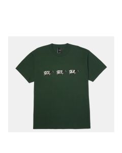 T-SHIRT MANICHE CORTE HUF MOO SS TEE FOREST GREEN