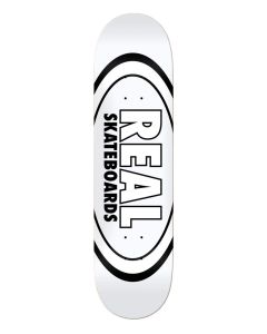 TAVOLA SKATE REAL CLASSIC OVAL 8.38" WHITE U