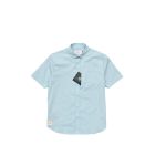 CAMICIA MANICHE CORTE GLOBE FOUNDATION SS SHIRT MARINE 