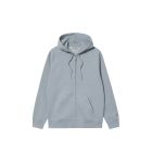 GIACCA CARHARTT WIP HOODED CHASE JACKET FROSTED BLUE GOLD