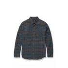 CAMICIA MANICHE LUNGHE VOLCOM CADEN PLAID LS MARINA BLUE 