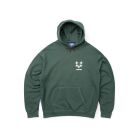 FELPA CAPPUCCIO USUAL MINILOGO HOODIE DARK GREEN 