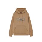 FELPA CAPPUCCIO PROPAGANDA LOGO CHAIN HOODIE CAMEL 