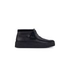 SCARPE CASUAL CLARKS WALLABEE CUP BT BLACK LEATHER