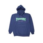 FELPA CAPPUCCIO THRASHER OUTLINED HOOD NAVY 