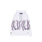FELPA CAPPUCCIO OCTOPUS OCTOPUS FUZZY HOODIE WHITE