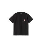 T-SHIRT MANICHE CORTE CARHARTT WIP S/S POCKET HEART T-SHIRT BLACK RED