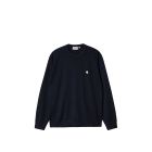 FELPA GIROCOLLO CARHARTT WIP MADISON SWEATER DARK NAVY WAX