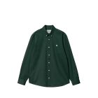 CAMICIA MANICHE LUNGHE CARHARTT WIP L/S MADISON SHIRT DISCOVERY GREEN WAX