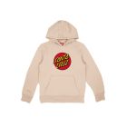 FELPA CAPPUCCIO SANTA CRUZ YOUTH CLASSIC DOT HOOD OAT