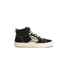 SCARPE SKATE CARIUMA CATIBA HIGH PRO SUEDE & CANVAS BLACK CONTRAST IVORY