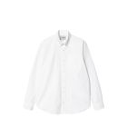 CAMICIA MANICHE LUNGHE CARHARTT WIP L/S C-LOGO SHIRT WHITE WHITE