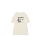 T-SHIRT MANICHE CORTE AMISH OVER SMELL IT JERSEY OFF WHITE