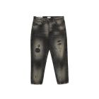 JEANS AMISH JEREMIAH RECYCLED DENIM BLACK DESTROYED