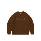 FELPA GIROCOLLO USUAL ISACORD CREWNECK BROWN