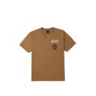 T-SHIRT MANICHE CORTE HUF UNITY SONG S/S TEE CAMEL